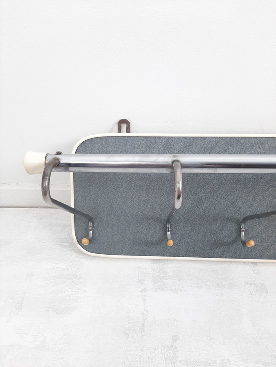Image 1 of Vintage Wall Coat Rack, 1950s/60s Coat Rack