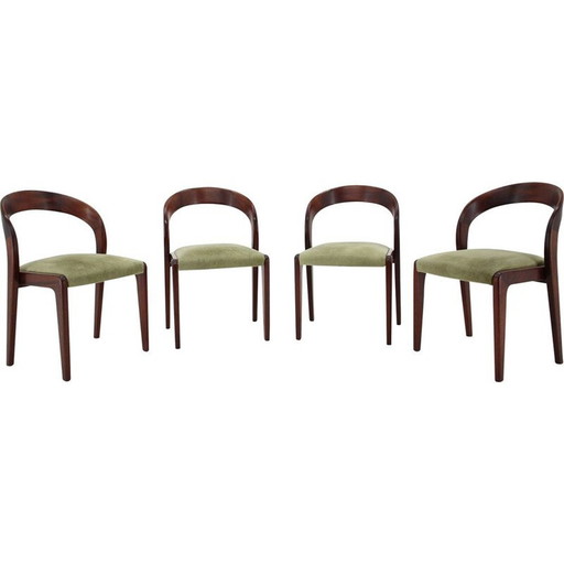 Set of 4 vintage chairs, Czechoslovakia 1960