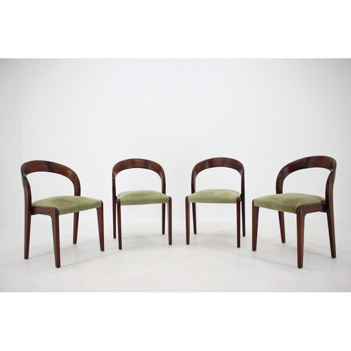 Set of 4 vintage chairs, Czechoslovakia 1960