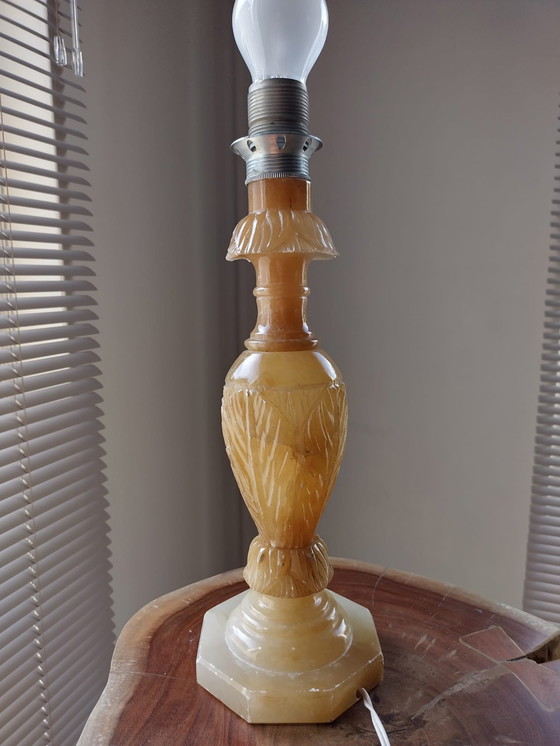 Image 1 of Alabaster lamp base