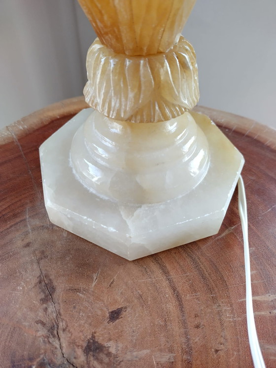 Image 1 of Alabaster lamp base