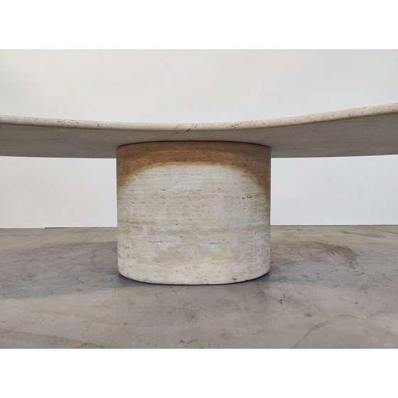 Image 1 of Vintage travertine dining table, Italy
