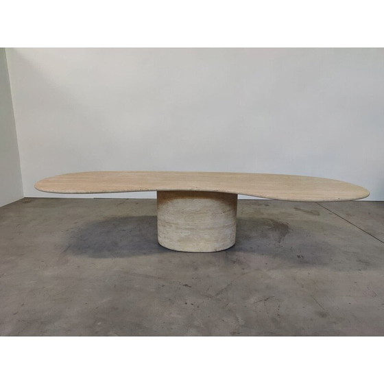 Image 1 of Vintage travertine dining table, Italy