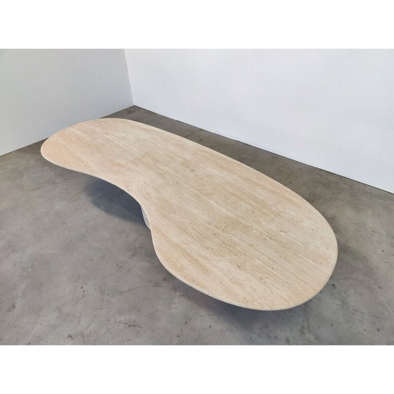 Image 1 of Vintage travertine dining table, Italy