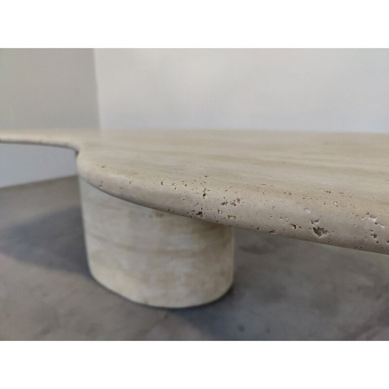 Image 1 of Vintage travertine dining table, Italy
