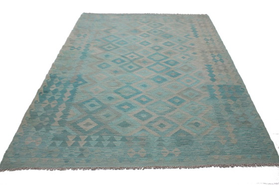 Image 1 of Original Old Style Kelim Afghan 245 X 185 Cm Top Condition