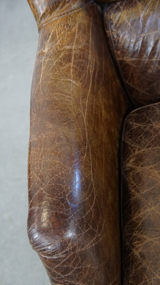 Image 1 of Poltrona in pelle di mucca