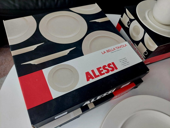 Image 1 of Set Alessi Ettore Sottsass 4 Plates And 4 Cups