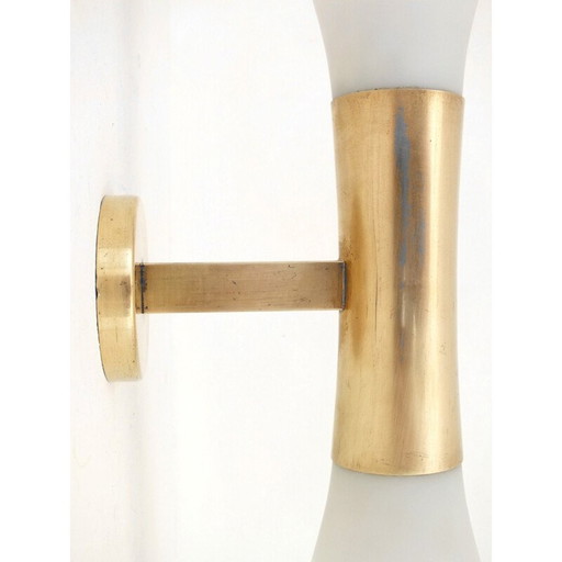 Vintage extra size wall lamp Stilnovo Italy 1950