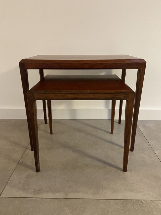 Image 1 of Vintage Johannes Andersen CFC Silkeborg side tables