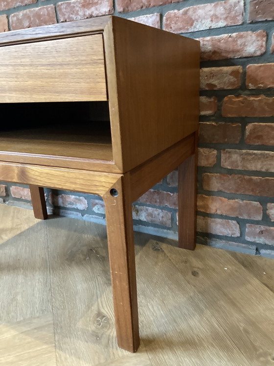 Image 1 of Danish Design Nightstand Design Arne Iversen