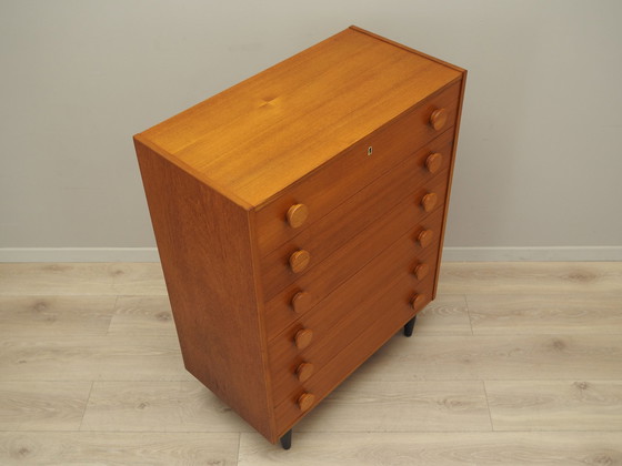 Image 1 of Teak Chest Of Drawers, Danish Design, 1960S, Production: Denmark