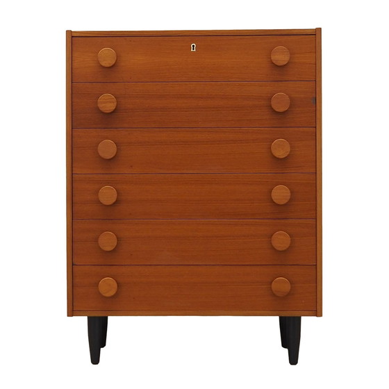 Image 1 of Teak Chest Of Drawers, Danish Design, 1960S, Production: Denmark