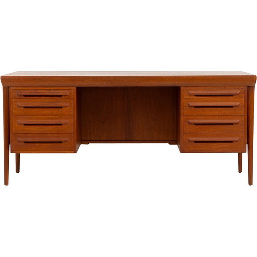 Vintage executive writing desk by Ib Kofod Larsen