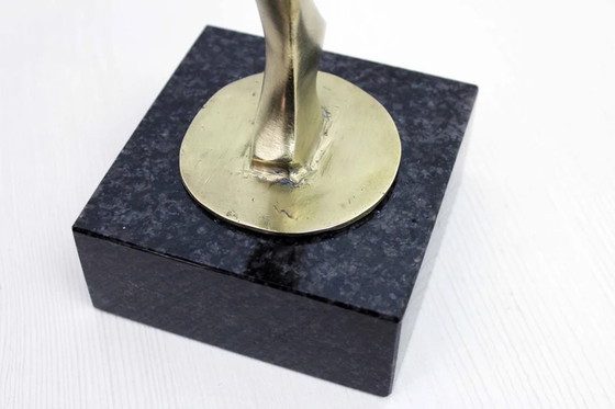 Image 1 of Sculpture organique en laiton et bronze 1970