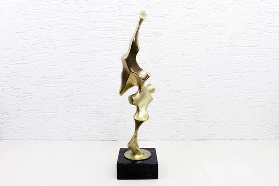 Image 1 of Sculpture organique en laiton et bronze 1970