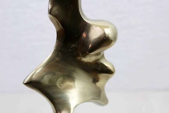 Image 1 of Sculpture organique en laiton et bronze 1970