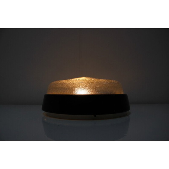 Image 1 of Vintage metal and glass wall lamp for Napako, Czechoslovakia 1960