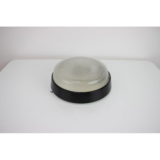 Image 1 of Vintage metal and glass wall lamp for Napako, Czechoslovakia 1960