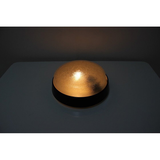 Image 1 of Vintage metal and glass wall lamp for Napako, Czechoslovakia 1960