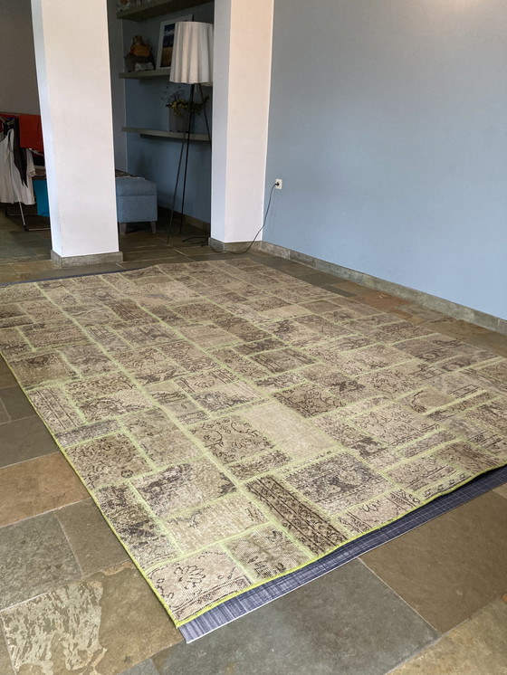 Image 1 of 1x Tapis vintage en patchwork