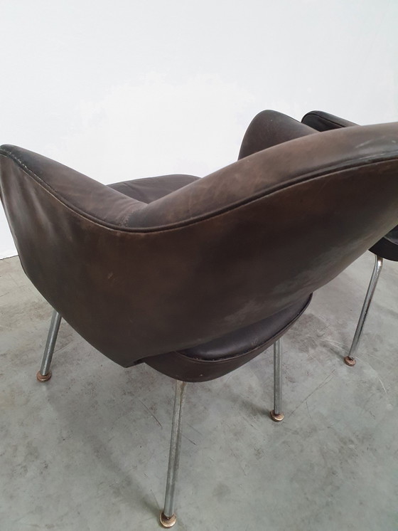 Image 1 of Saarinen Knoll Fauteuil de direction De Coene vintage