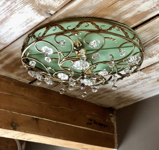 Italian Ceiling Light Midcentury, 50'S