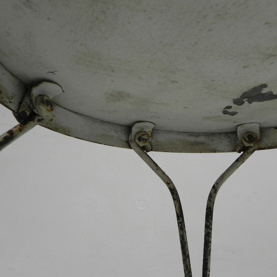 Image 1 of ORNATE STEEL AMERICAN ICE CREAM PARLOR CHAIR, 1940S