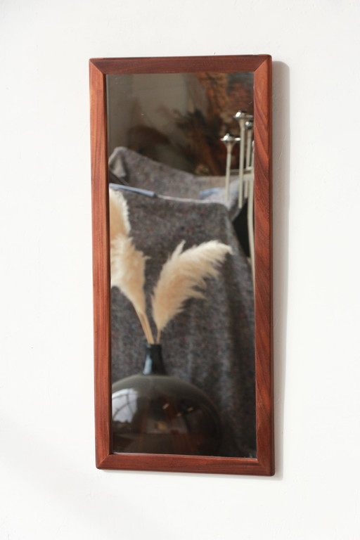 Rectangular Teak Mirror - Scandinavian Style - 104