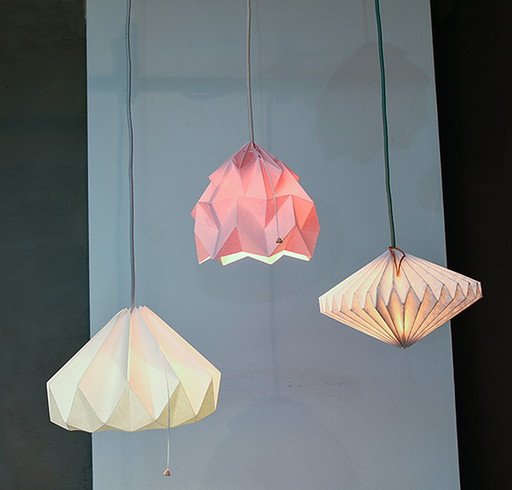 Paper designer lamps Snowpuppe