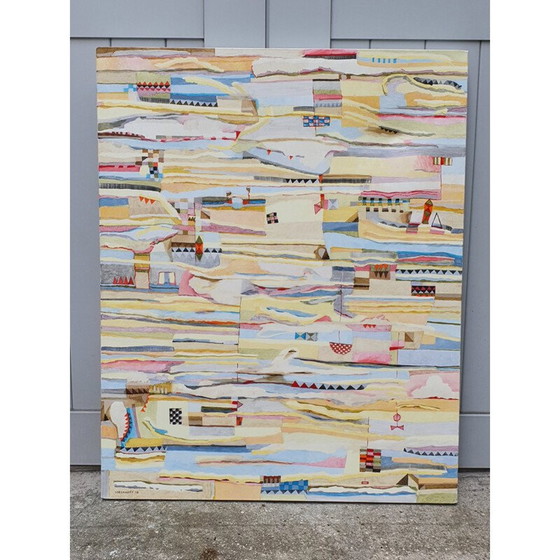 Image 1 of Olio su tela vintage con cornice n 704 Jérémie Iordanoff, 2018