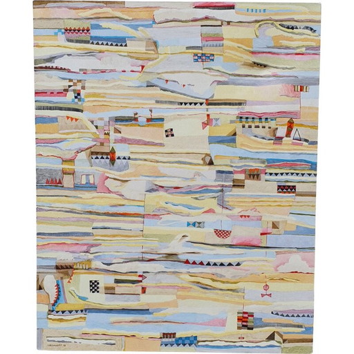 Óleo sobre lienzo vintage con marco n.º 704 Jérémie Iordanoff, 2018