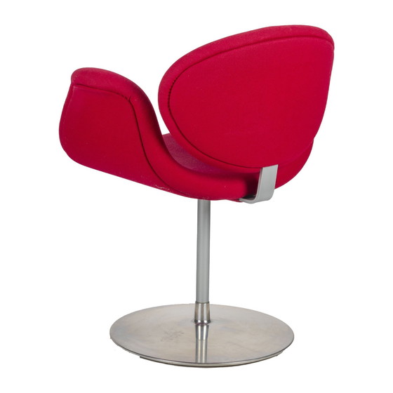 Image 1 of Red Tulip Chair By Pierre Paulin For Artifort