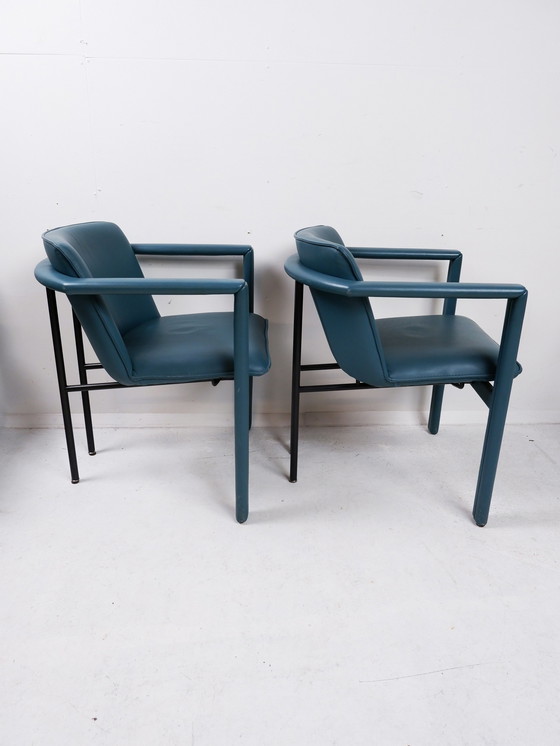 Image 1 of 4x Leolux Cachucha chair by Hugo de Ruiter