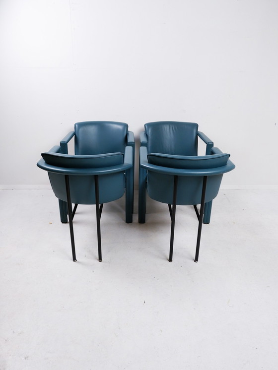 Image 1 of 4x Leolux Cachucha chair by Hugo de Ruiter