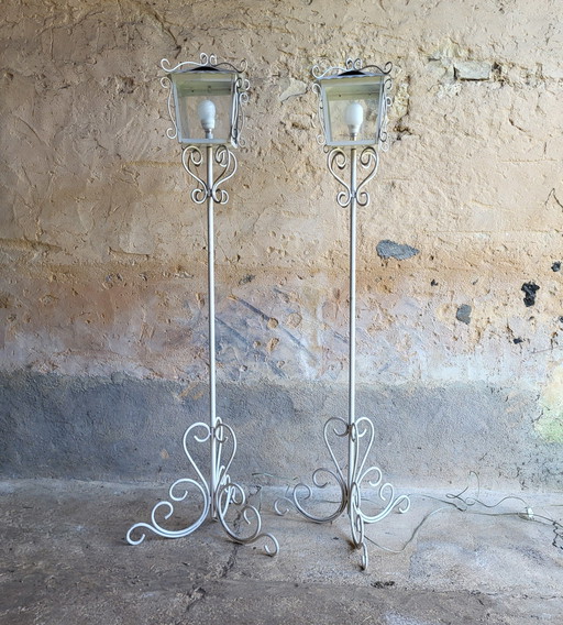 Wrought Iron Floor Lamp (*2)