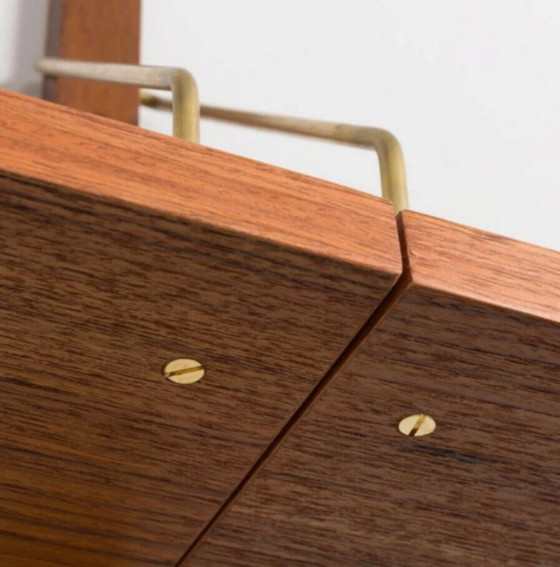 Image 1 of Modular Teak 18-Shelf Bookcase In The Style Of Poul Cadovius, 1970S