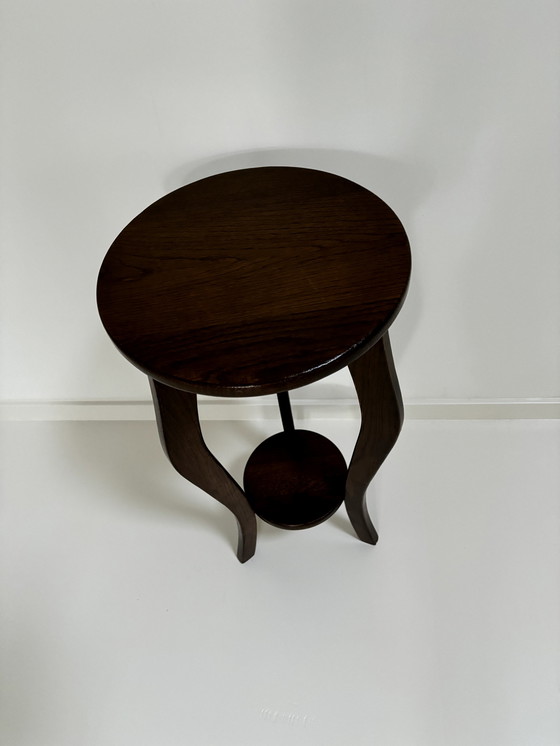 Image 1 of Tavolino rotondo vintage in rovere