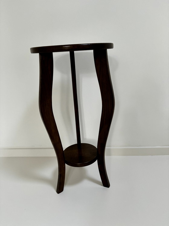 Image 1 of Tavolino rotondo vintage in rovere