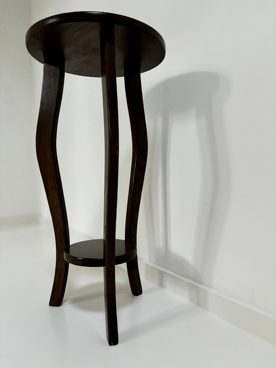 Image 1 of Tavolino rotondo vintage in rovere