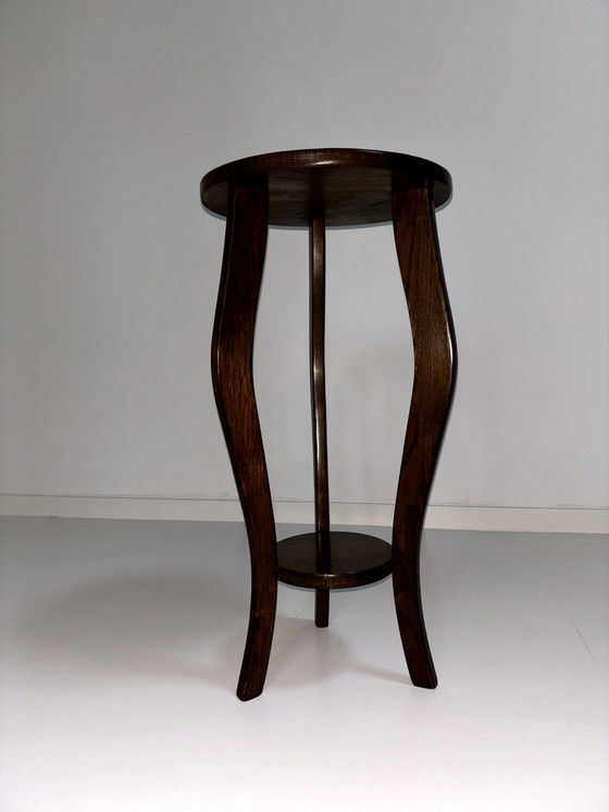 Image 1 of Tavolino rotondo vintage in rovere