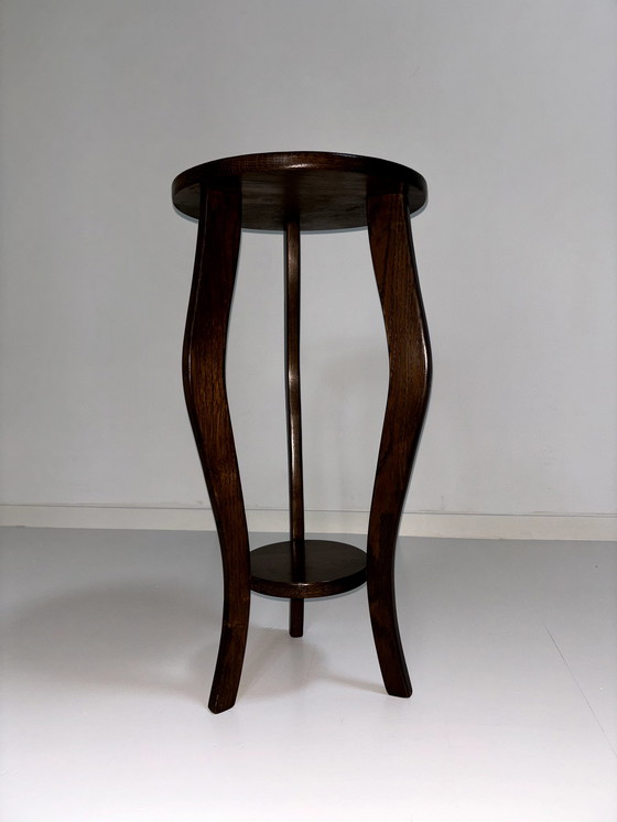 Image 1 of Tavolino rotondo vintage in rovere