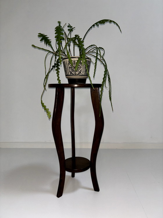 Image 1 of Tavolino rotondo vintage in rovere