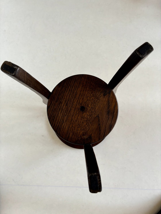 Image 1 of Tavolino rotondo vintage in rovere