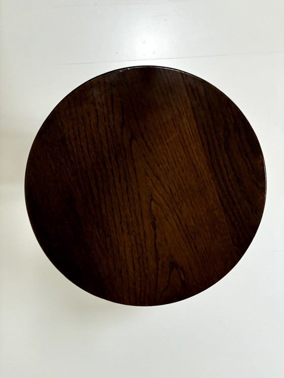 Image 1 of Tavolino rotondo vintage in rovere