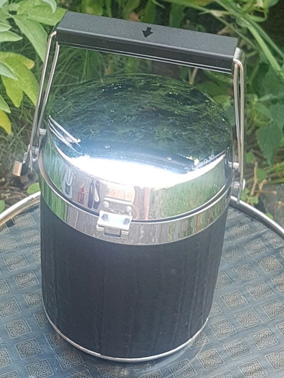 Image 1 of Secchiello per il ghiaccio rivestito in pelle di Alfi