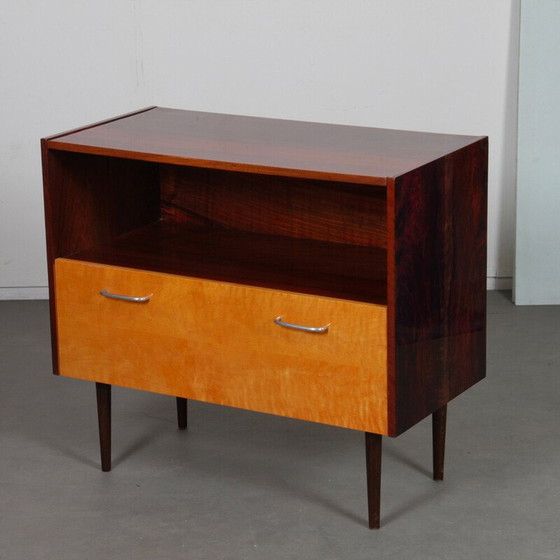 Image 1 of Vintage mahogany chest of drawers for Up Zavody, Czechoslovakia 1960