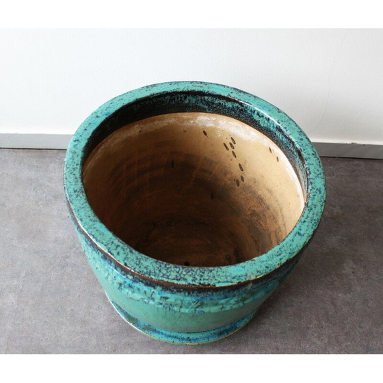Image 1 of Vintage glazed terracotta planter