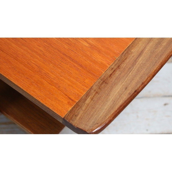 Image 1 of Tavolino da caffè vintage in teak a 2 livelli, Danimarca
