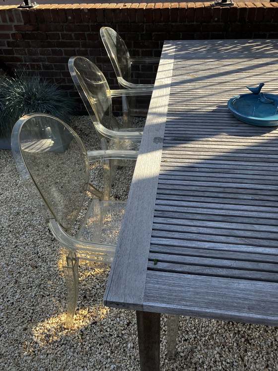 Image 1 of 10x chaises Louis Ghost Kartell by Phillipe Starck